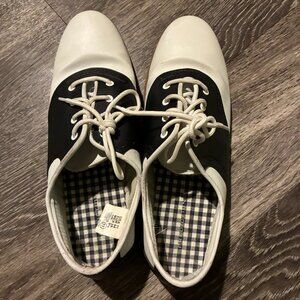 VTG Predictions 1950s Black and White Oxford Saddle Shoes Women Size 11